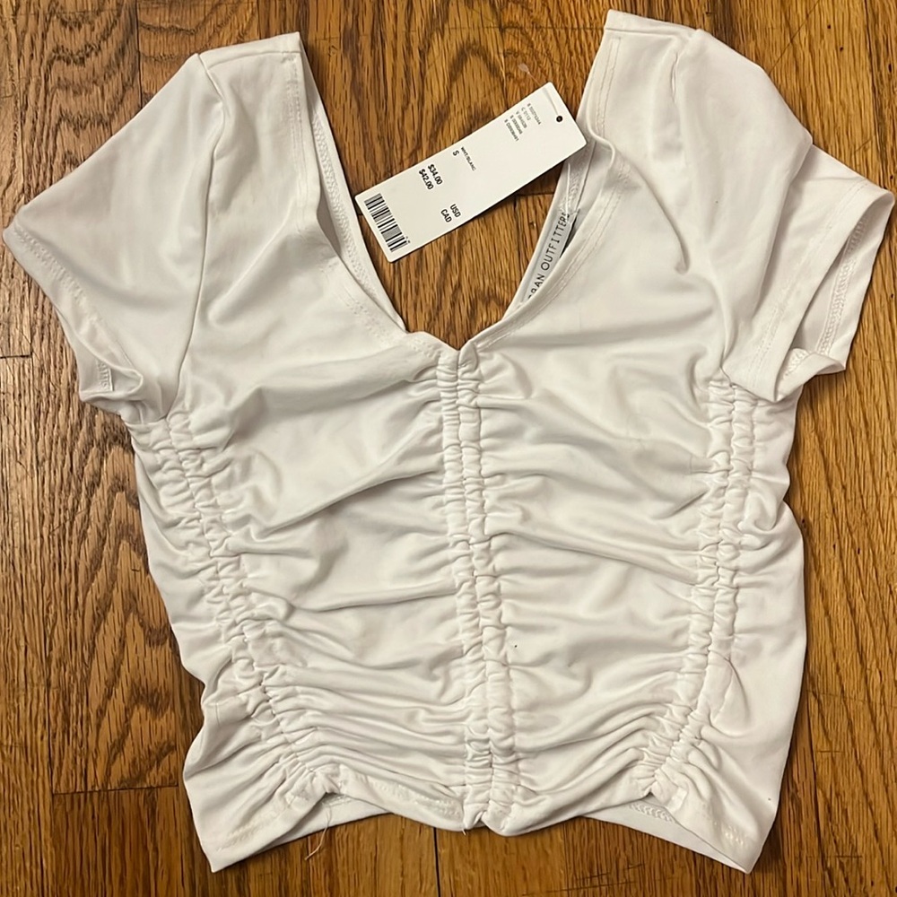 Urban Outfitters Cinched Crop Tee
